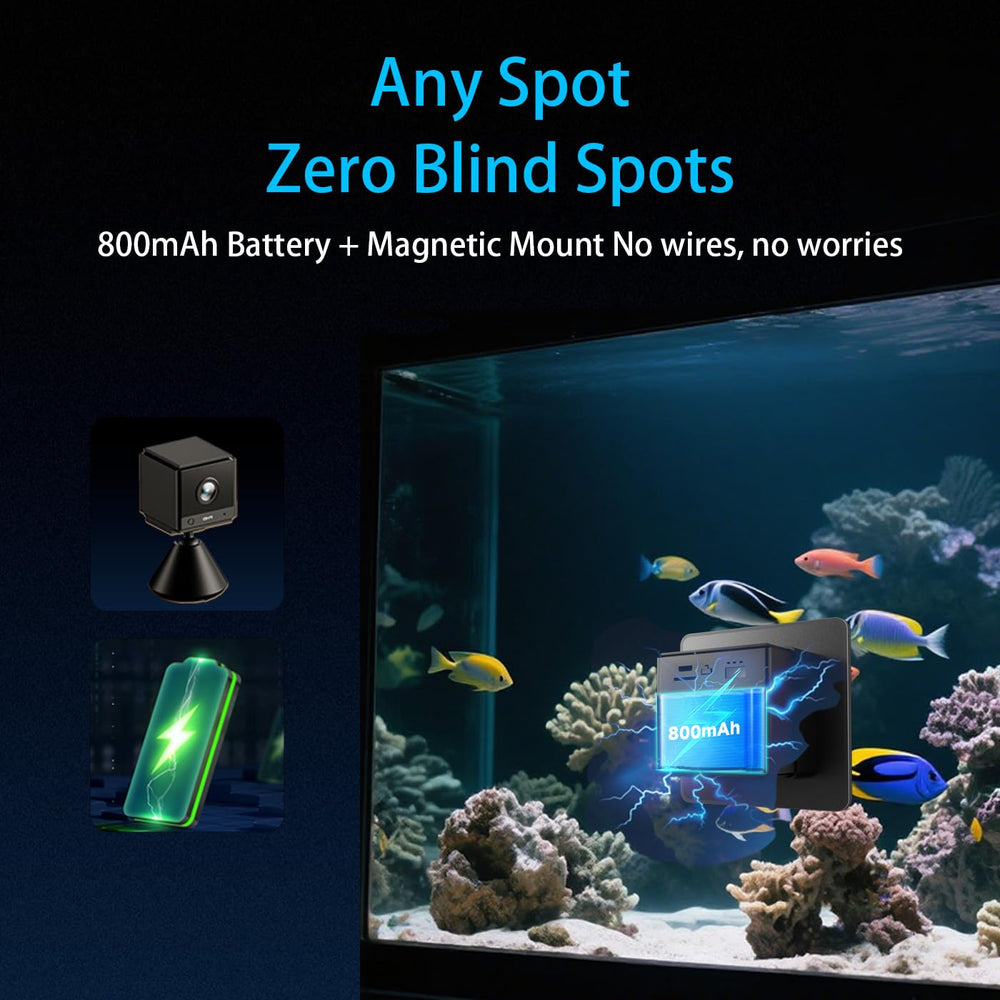 Amouu night vision 940nm and 140° view cover your tank after dark