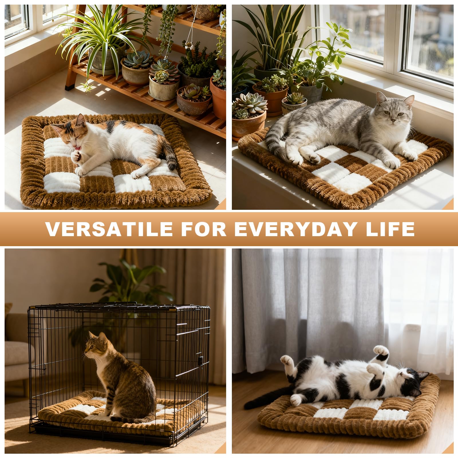 AMTARP pet couch cover multi-use as bed mat or cushion