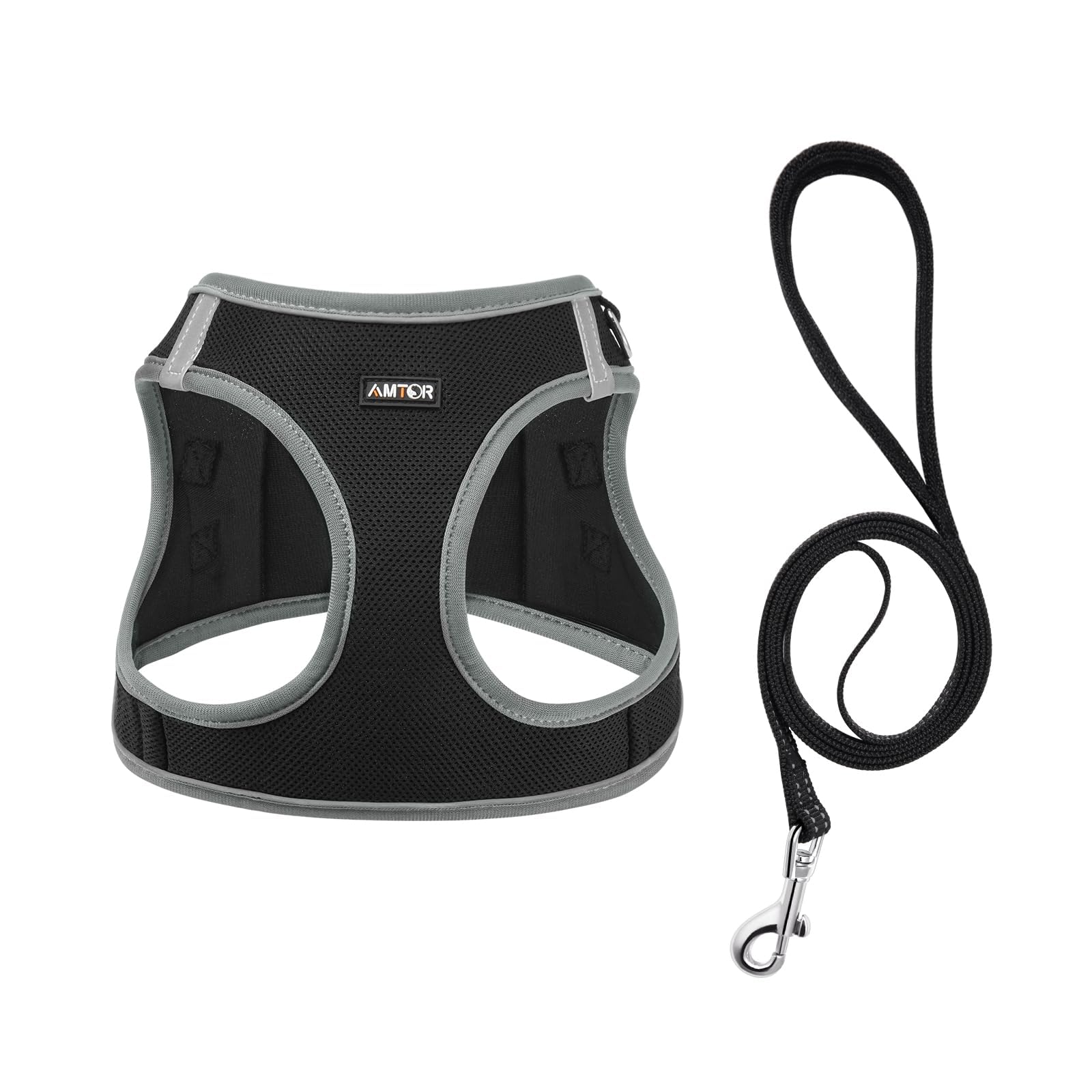 AMTOR reflective strips harness, high visibility for nighttime safety.