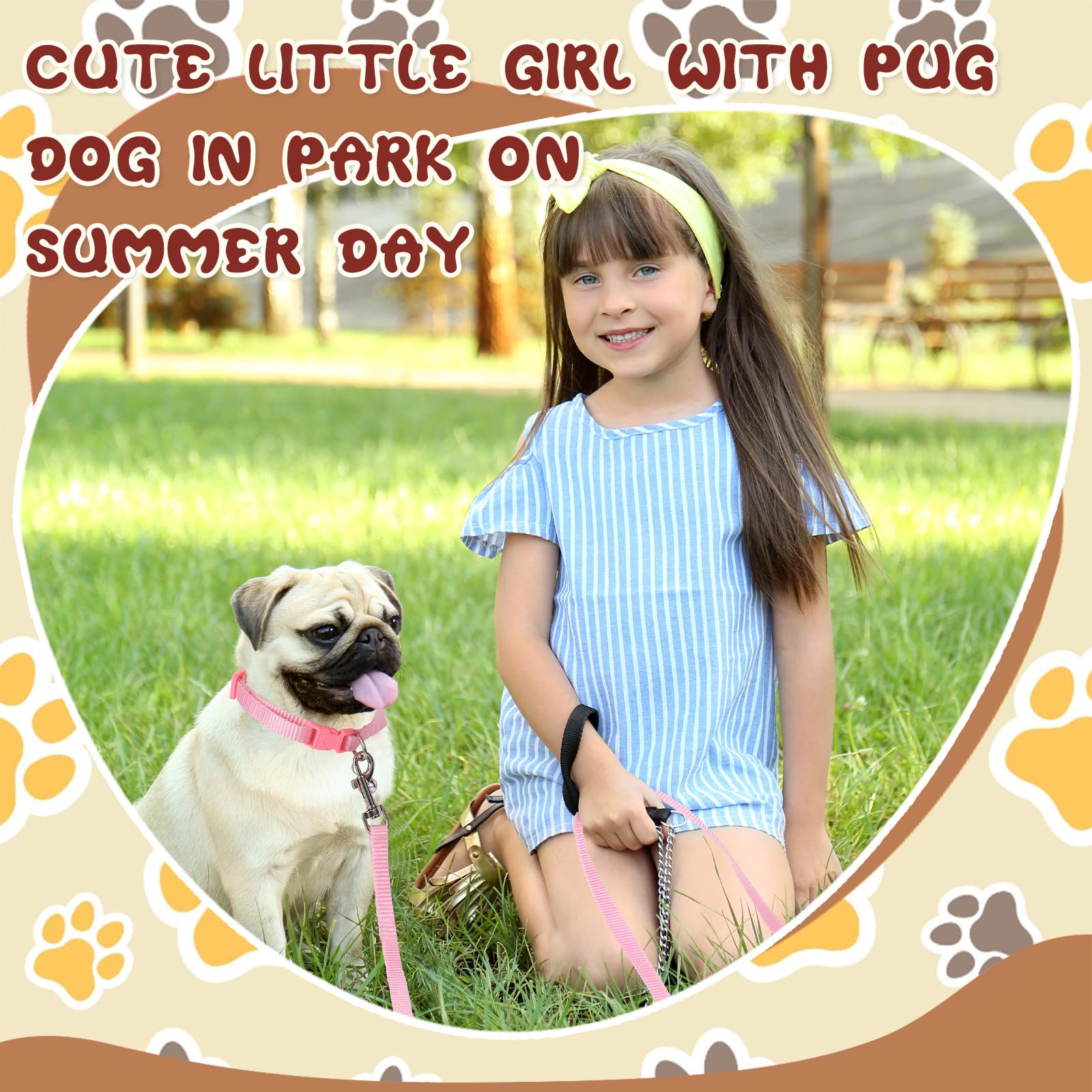 Amylove dog-leash 47-inch length for training and daily walks.