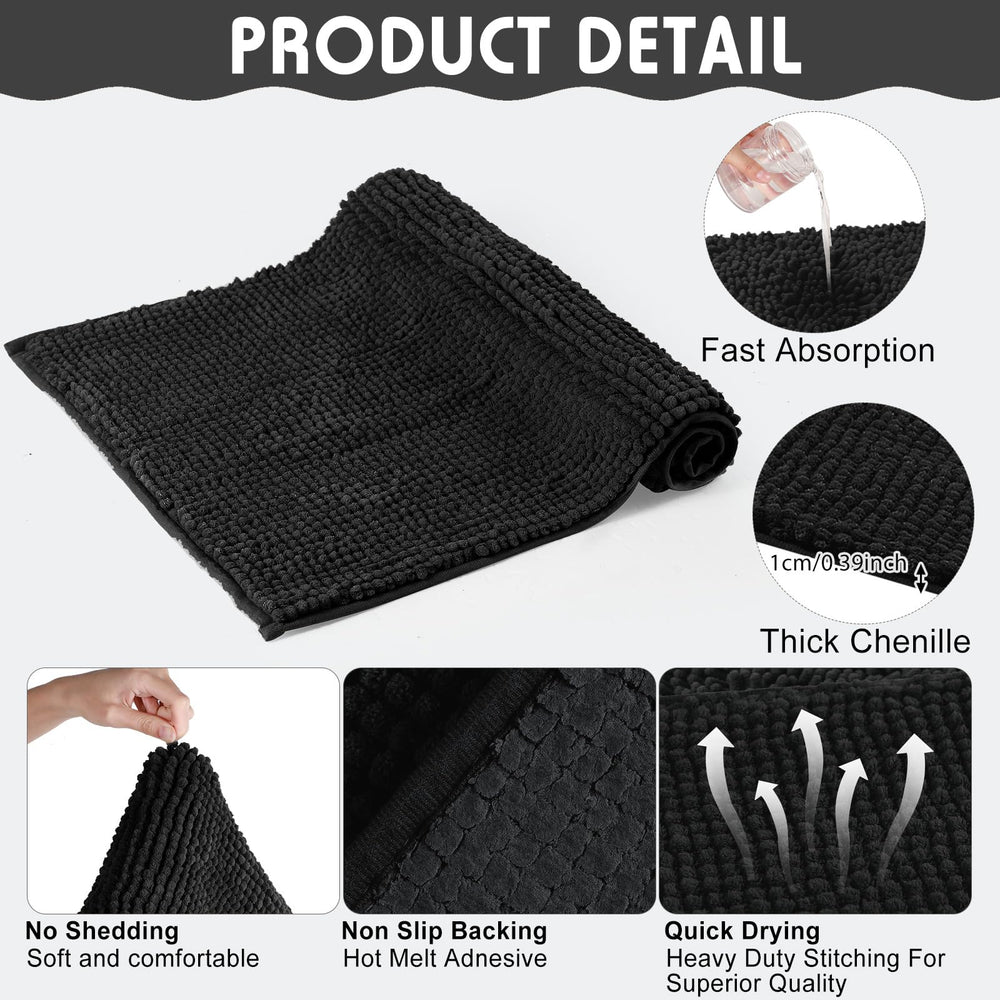 Amylove microfiber chenille texture detail highlights soft absorbent material.