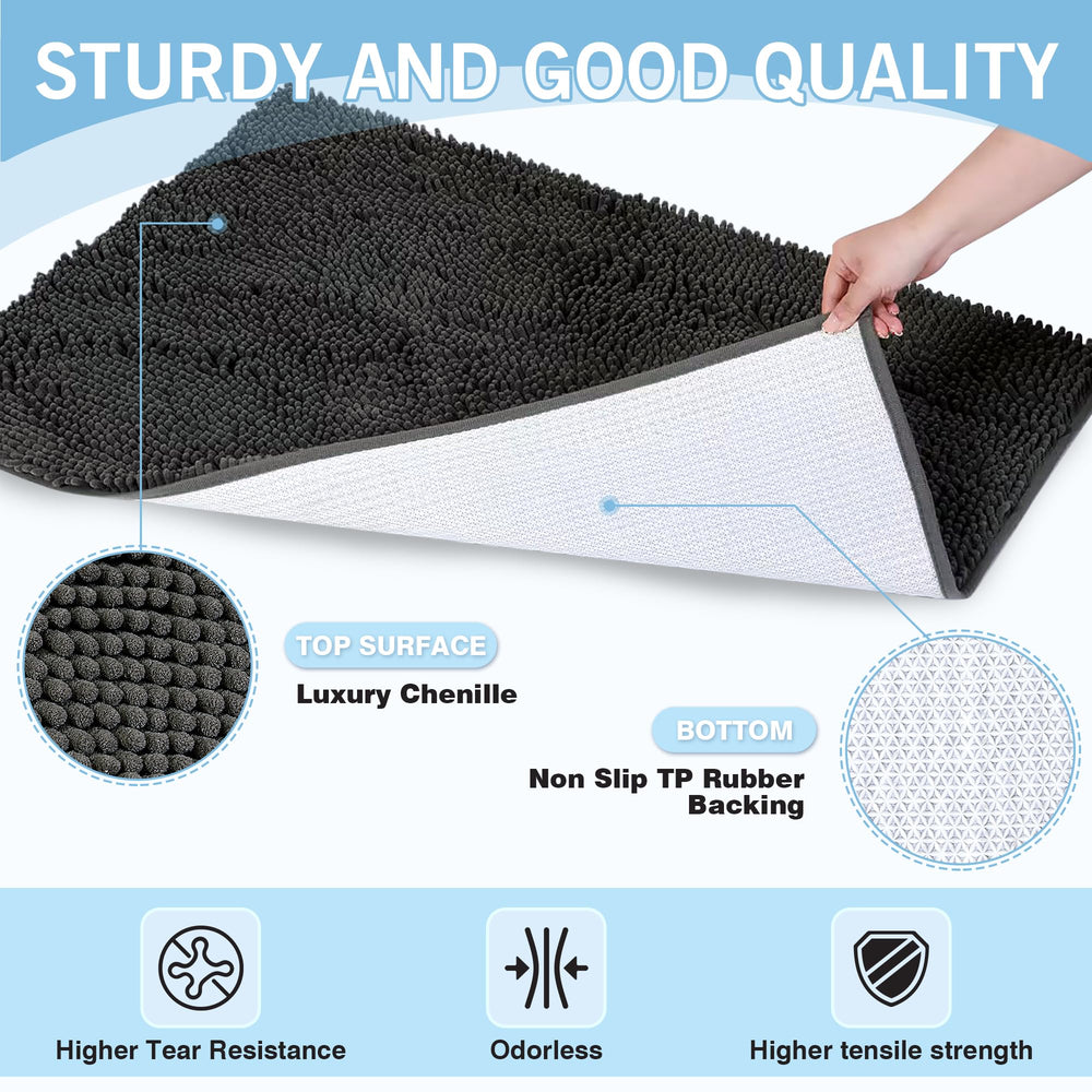 Amyracel Dirt Trapping Door Mat ideal for entryways and pet zones.