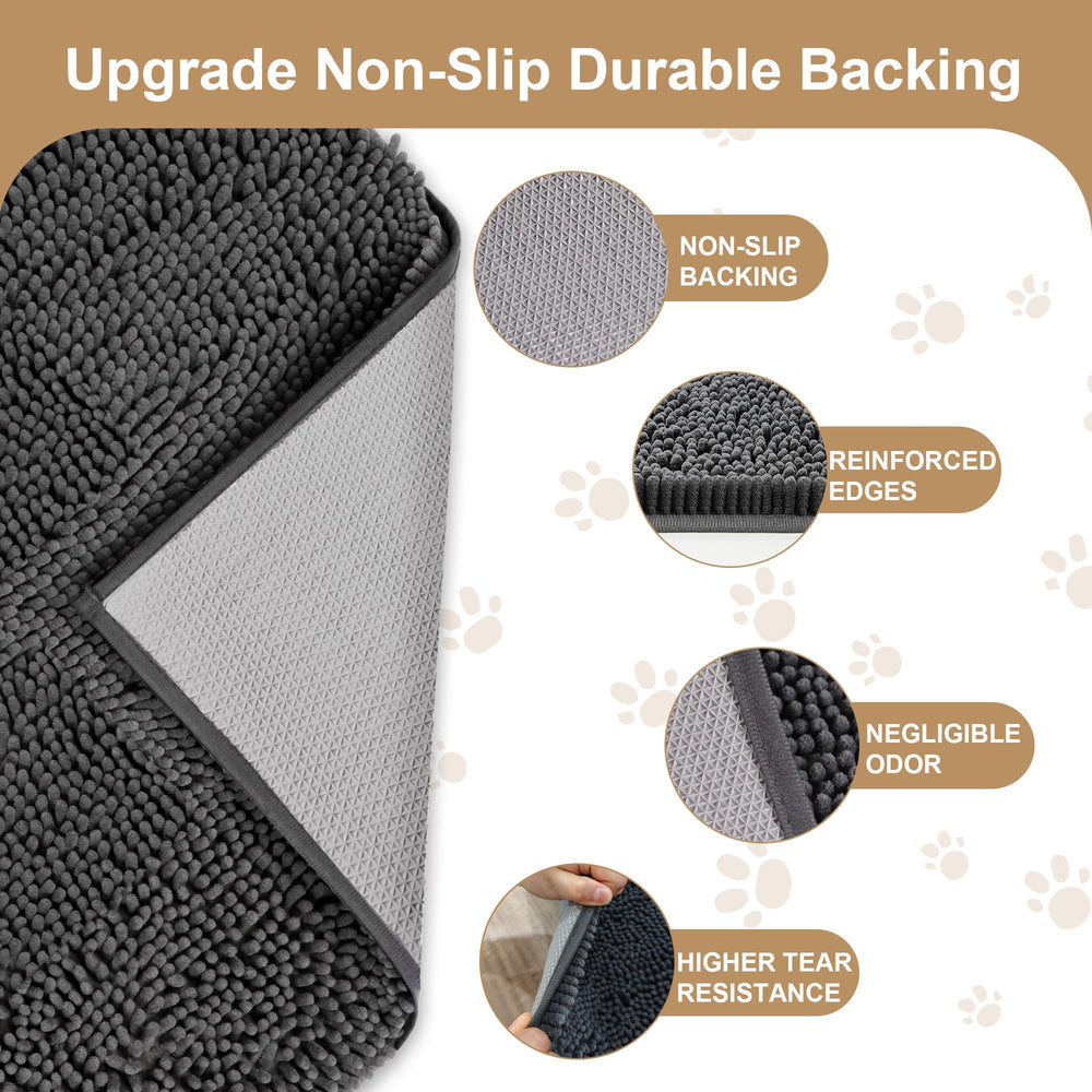 Amyracel washable dog door mat for quick refresh and care.