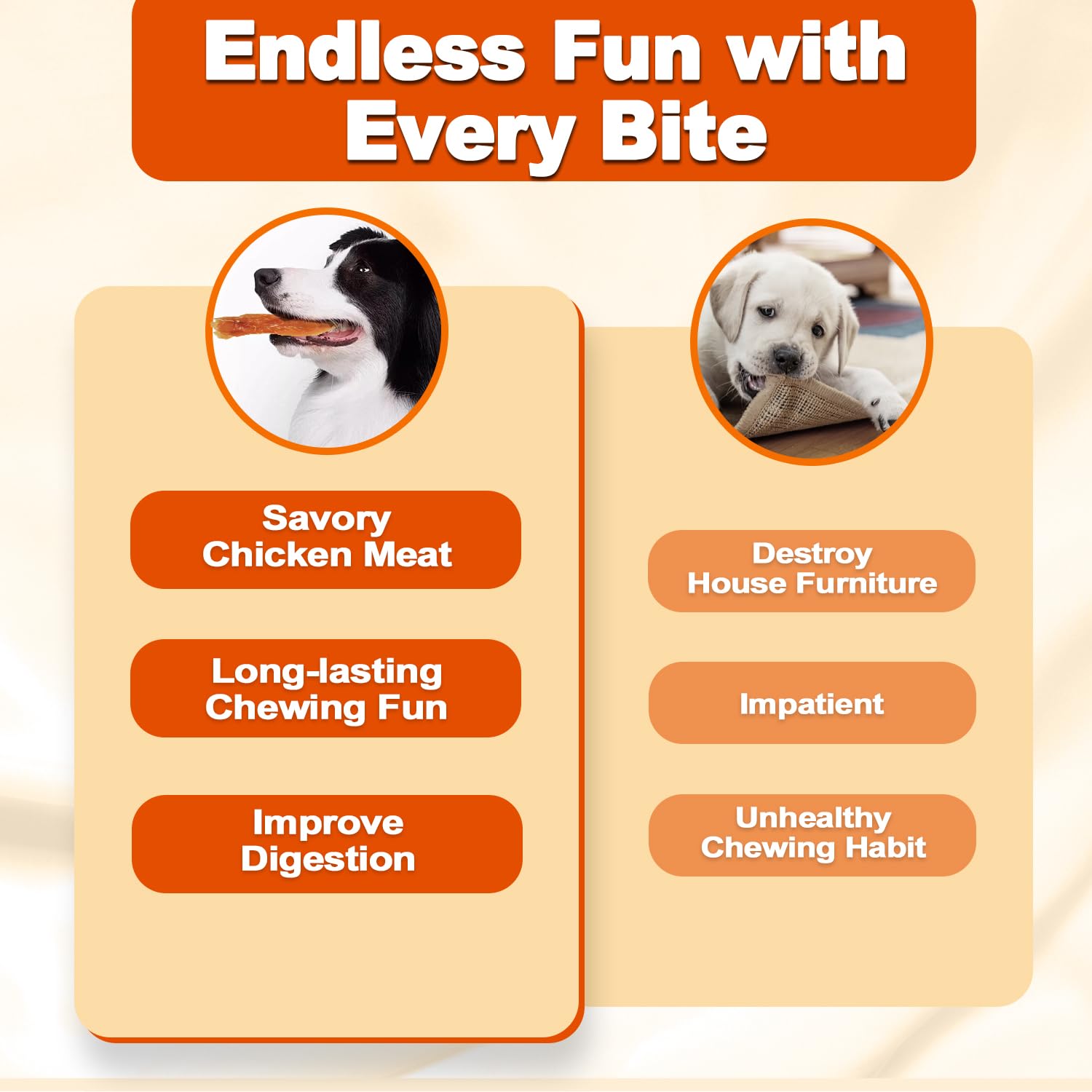Amzey Chicken Jerky enjoyed by a small dog during training