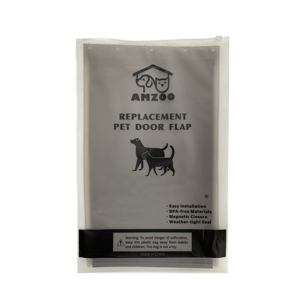 AMZOO dog door flap 90-day guarantee communicates peace of mind on quality.