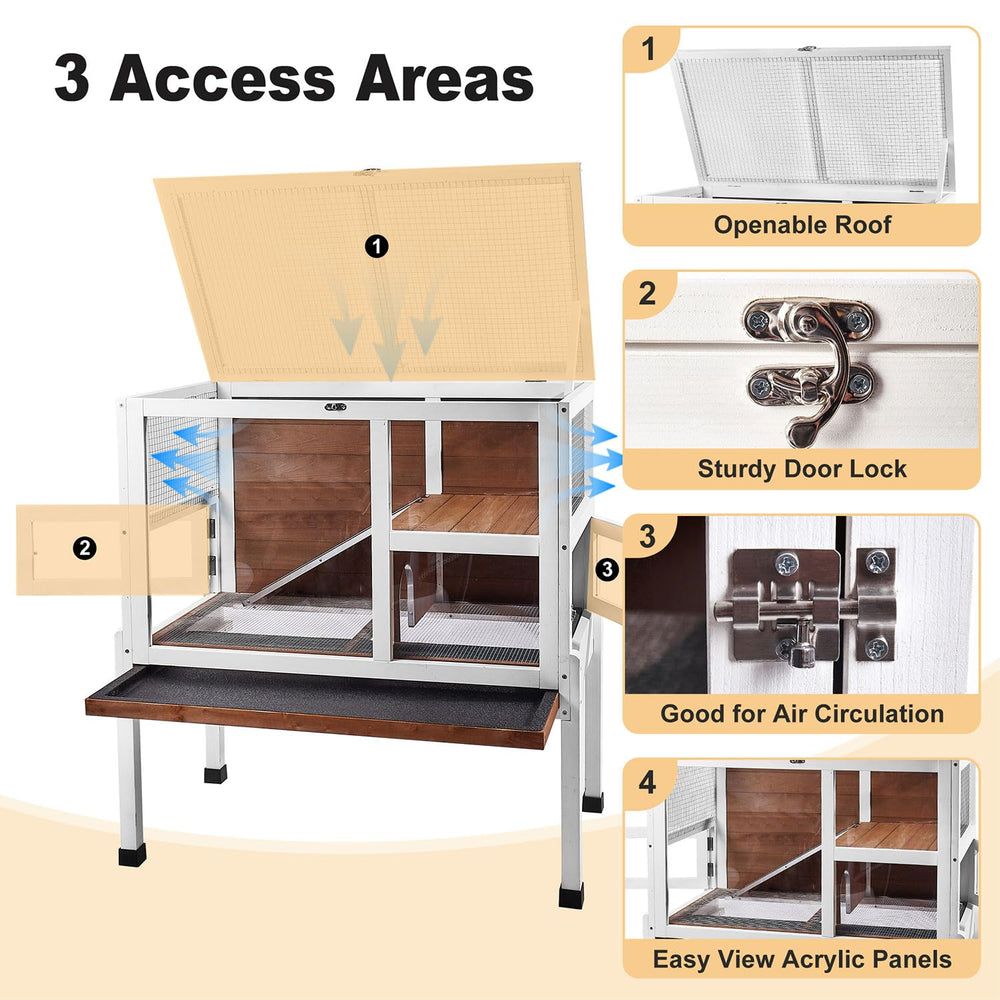 AMZOSS pull-out tray image demonstrating simple waste management