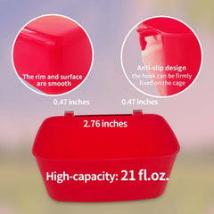 AMZSYLV durable non-toxic plastic cups for easy cleaning