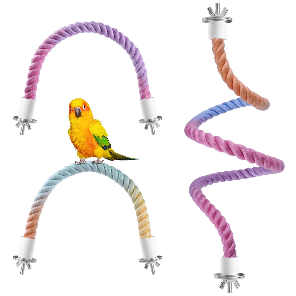 ANA EGO gradient perch setup for birds encouraging exploration and multi-level climbing.