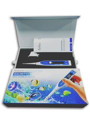 Anbachi 3-in-1 meter accurately tracks specific gravity, salinity, and temperature for water quality awareness.