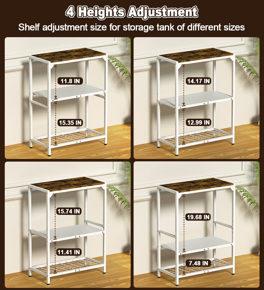 AnBaiMei turtle tank stand multipurpose rack fits reptiles and plants.