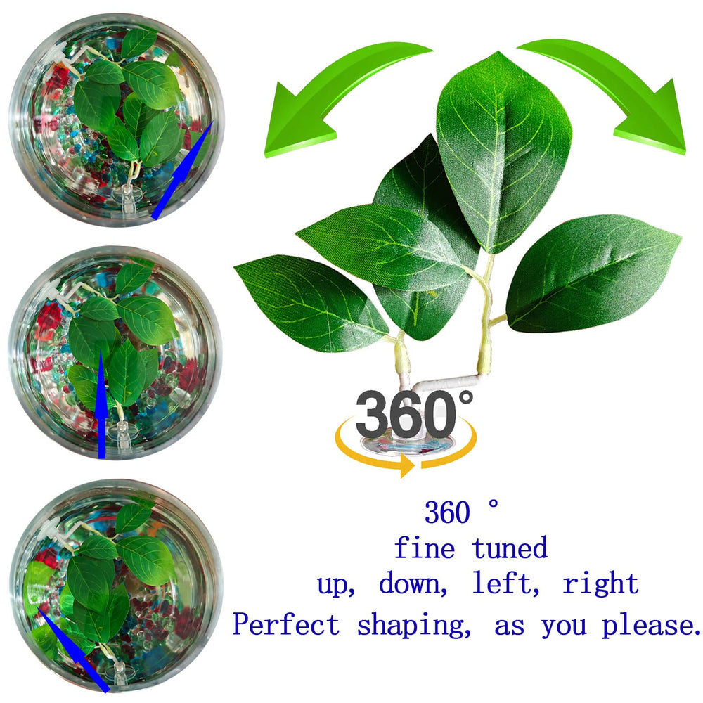 AncBace Green Leaf Pad tank decoration emphasizes natural appeal and fish-friendly habitat.