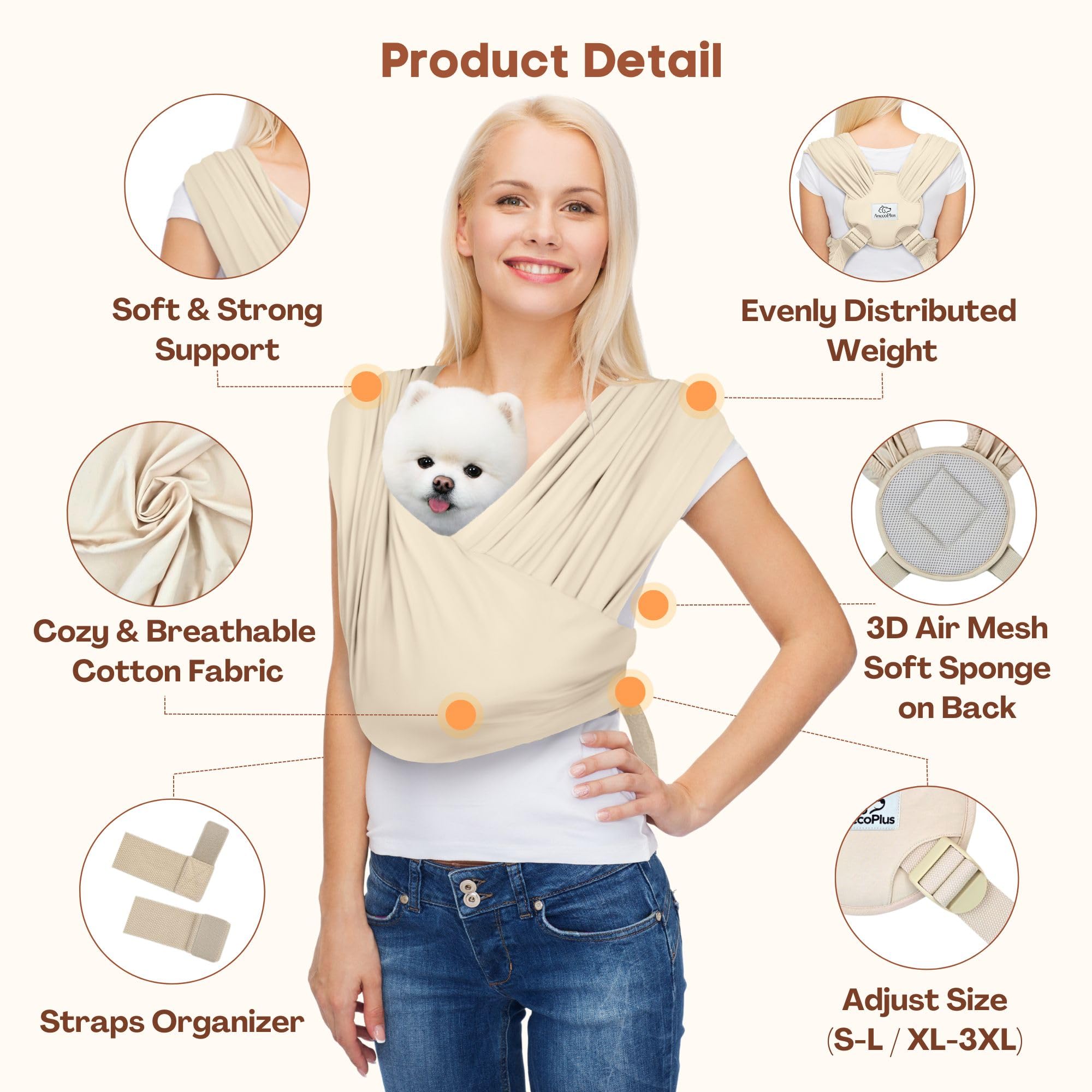 AnccoPlus adjustable strap design accommodates multiple caregivers for shared use.