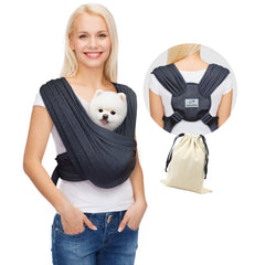 AnccoPlus front-facing pet carrier closeup demonstrating secure fit and comfortable carrying for you