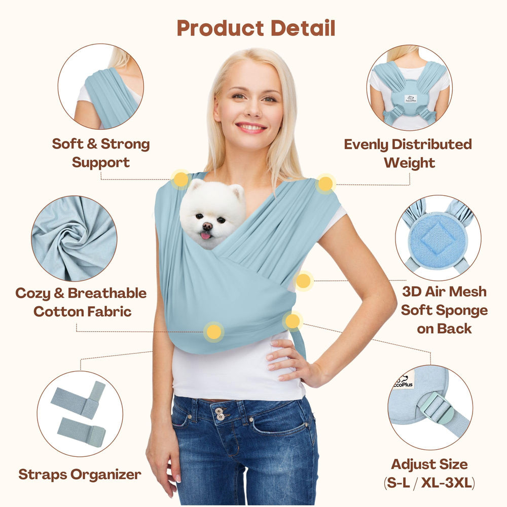AnccoPlus thick inner sponge provides cozy back support during carriage.