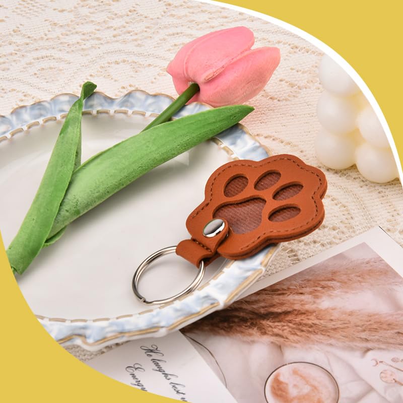 Ancnoz Pet memory keychain in use on bag as a meaningful accessory