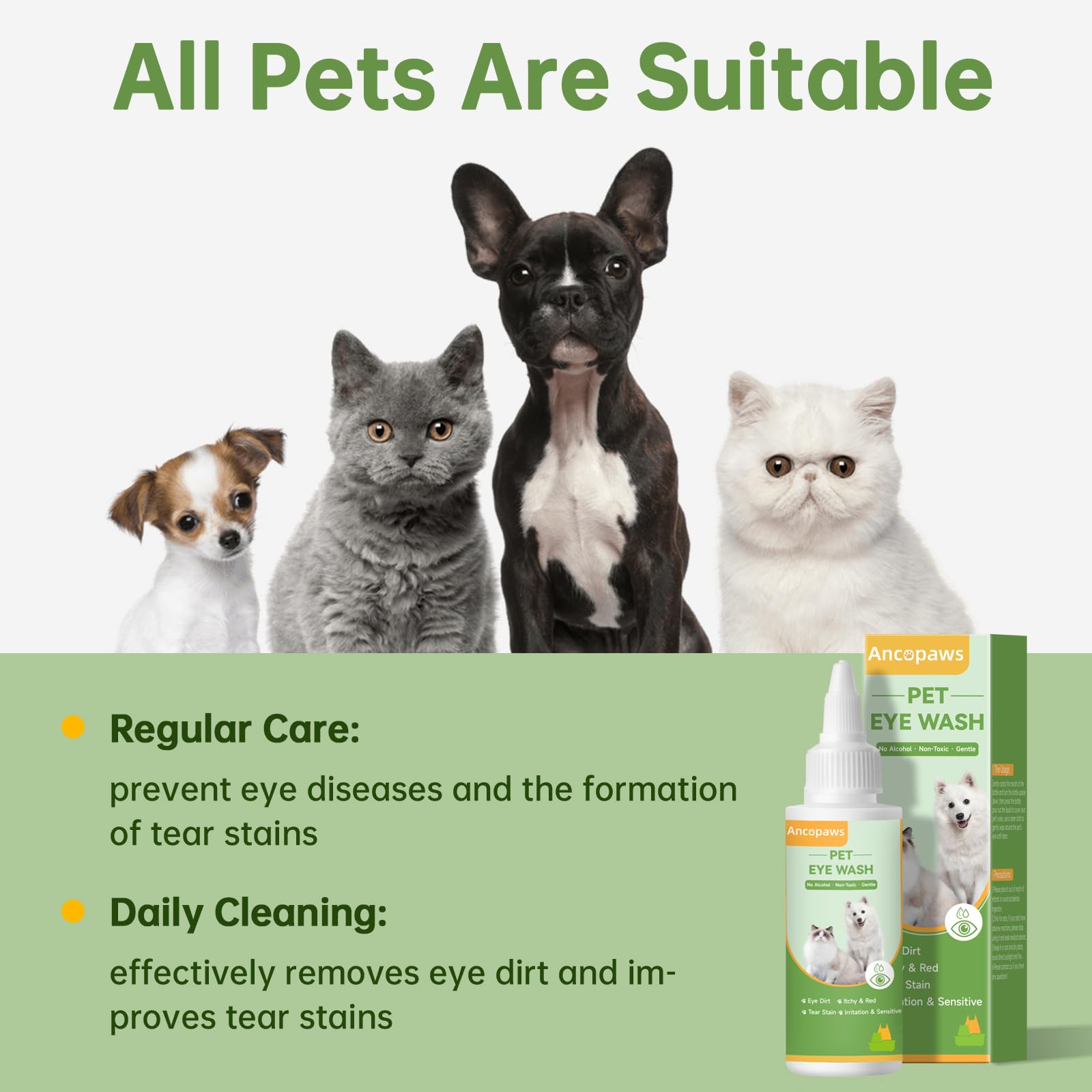 Ancopaws cap-360-degree image shows easy, controlled dispensing for pets.