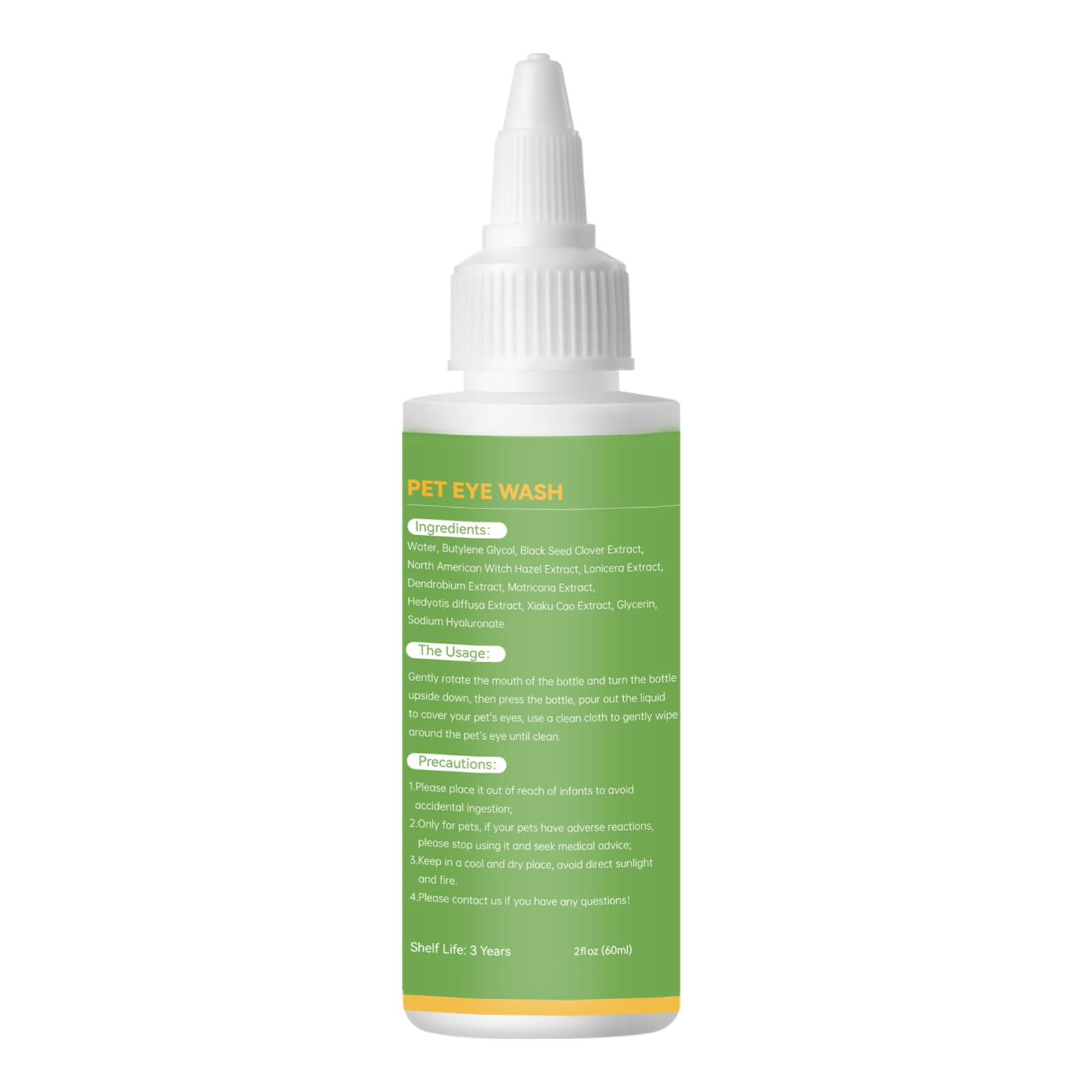 Ancopaws fresh-eyes-closeup image conveys bright-eyed pets after gentle cleansing.
