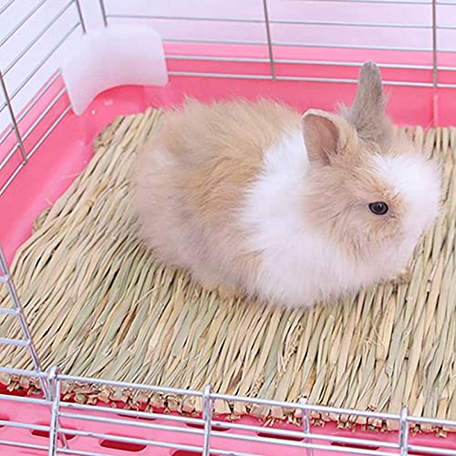 ANDES Bunny Hamsters Chew Toys Set rattan-ball image demonstrates engaging rolling play for curiosity