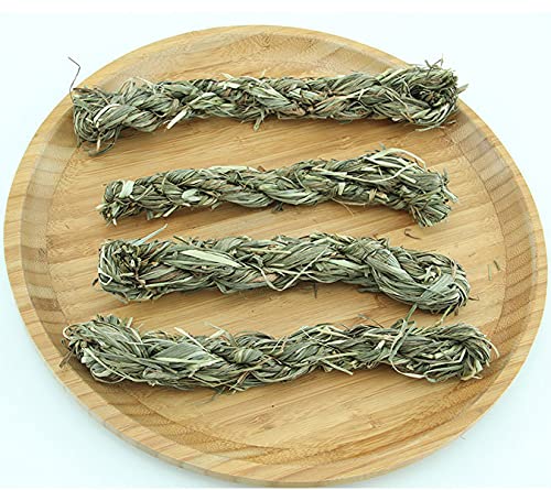 ANDES Bunny Hamsters Chew Toys Set water-hyacinth-ball close-up emphasizes natural texture for chewing and tossing