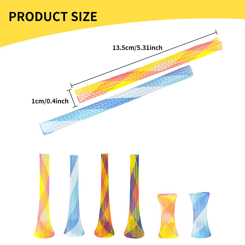 Andiker 5.11-inch nylon mesh tubes—durable, flexible cat toy for interactive sessions.
