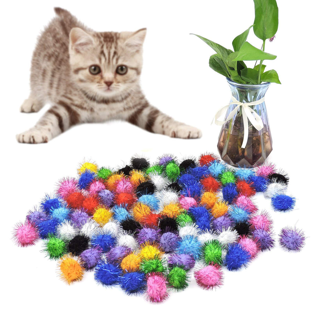 Andiker Cat Crinkle Balls weigh 2 grams, facilitating easy indoor fetch.