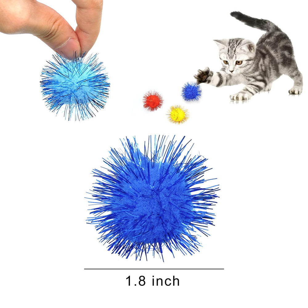 Andiker Cat Crinkle Balls foster active exercise and predatory play for kittens.