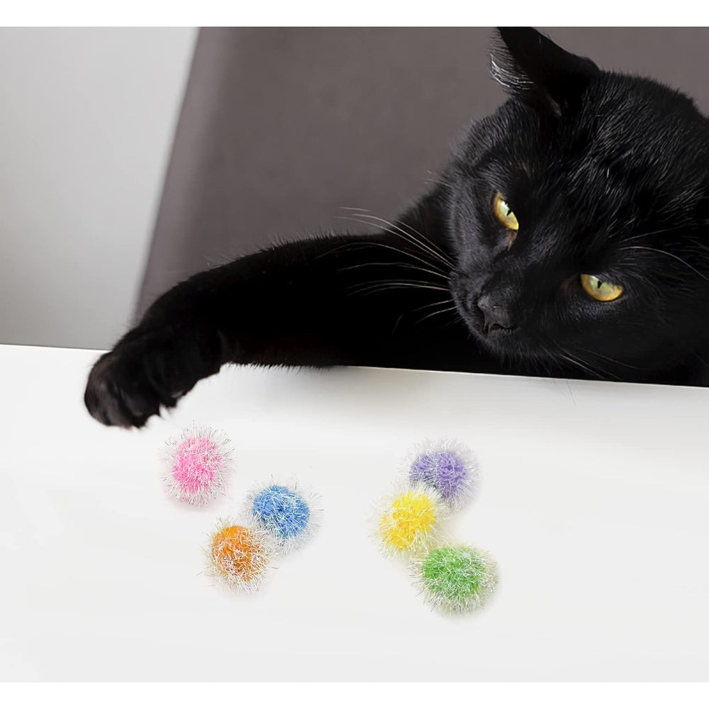 Andiker Cat Sparkle Balls suitable for DIY crafts and decorations.