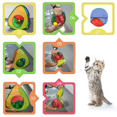 Andiker cat tent three holes enables versatile play and exploration