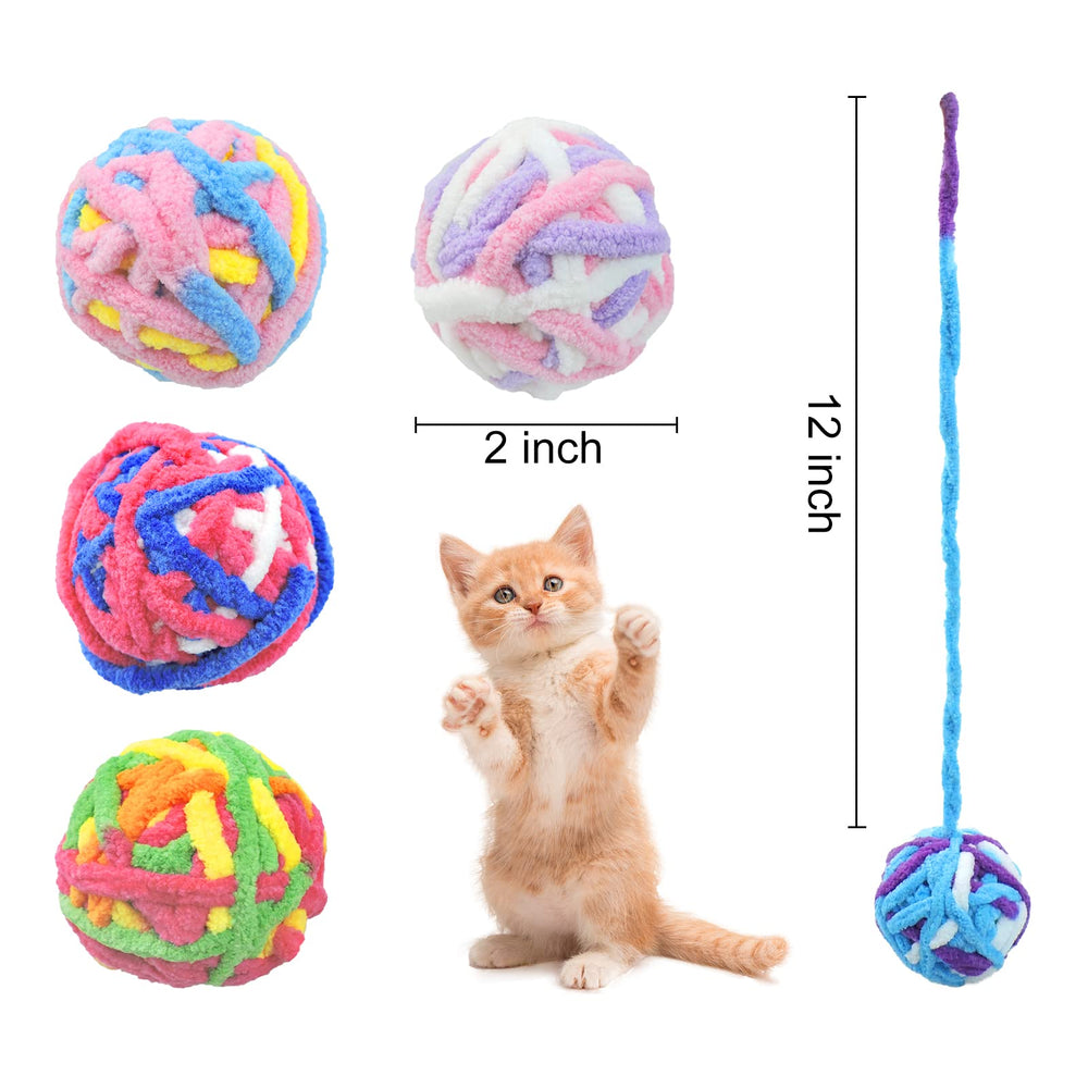 Andiker five-pack cat toys set offers varied indoor play options.