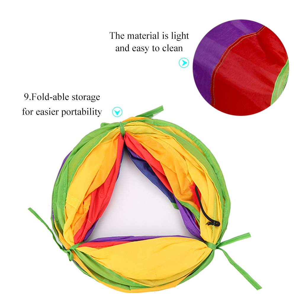 Andiker cat tunnel center peephole hole encourages peekaboo games and curious exploration.