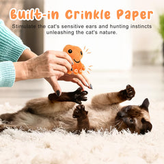Andiker catnip toy octopus green front view suitable for indoor cats