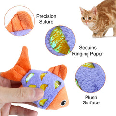 Andiker catnip-toys-interactive-fish promotes bonding through light, engaging motion.