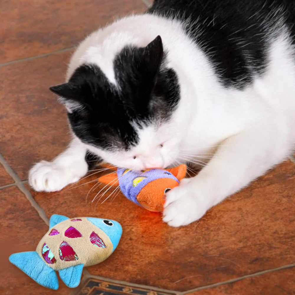 Andiker catnip-toys-soft-plush offers a cozy surface with durable PP cotton core.