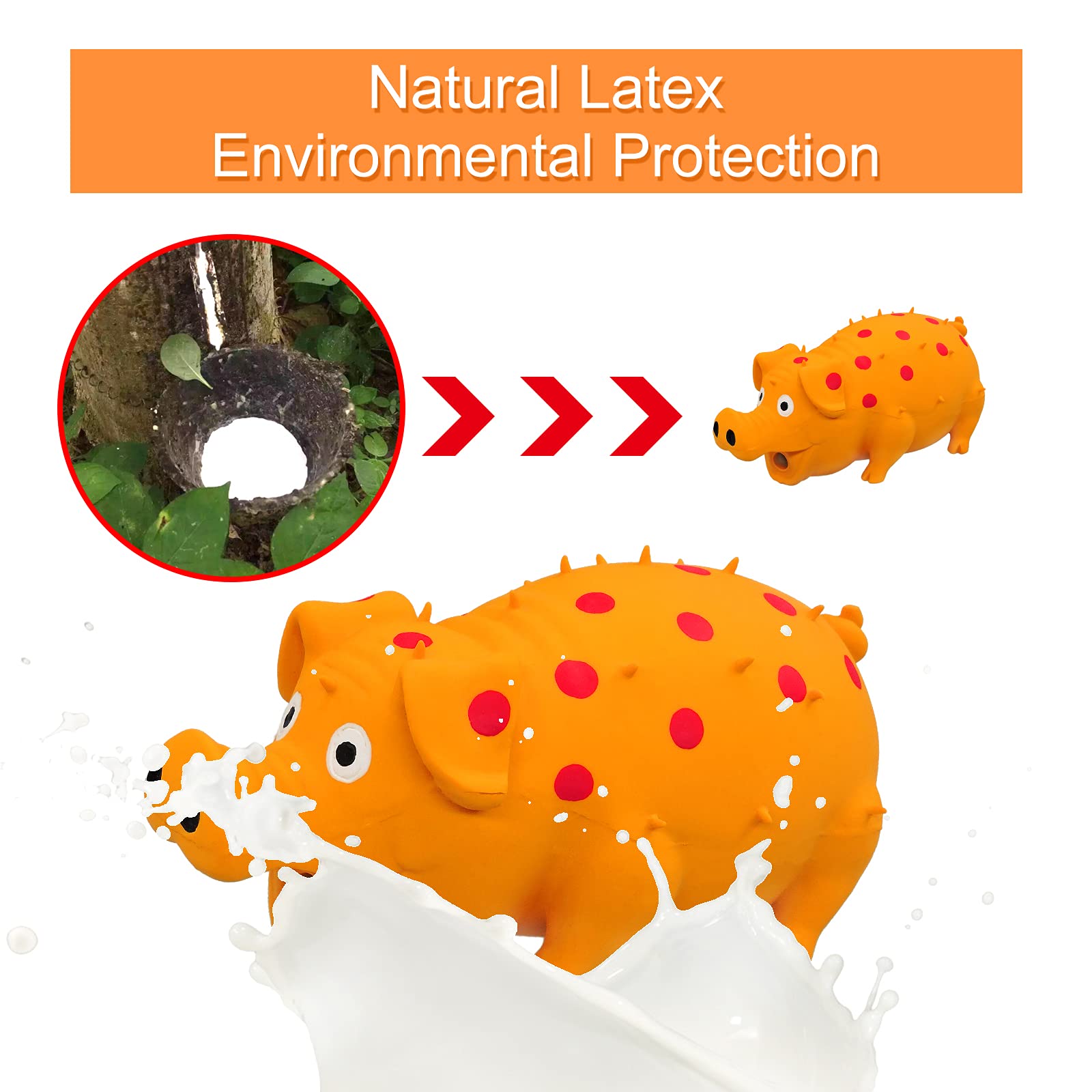 Andiker dog squeaky toy for chewing to relieve boredom at home