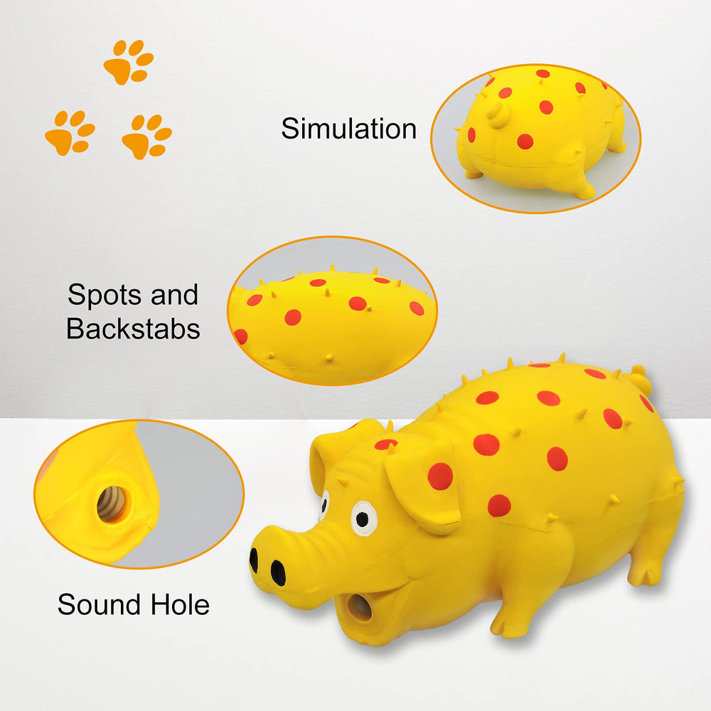 Andiker Dog Squeaky Toy 8-inch size suits curious puppies to large dogs during playtime