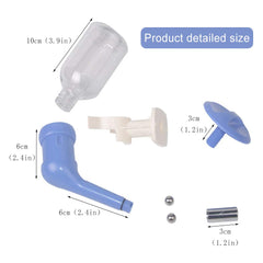 Andiker 360-degree adjustable top dog water bottle directs water for easy drinking