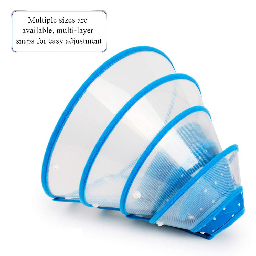 Andiker Pet Cone blue care and cleaning features.