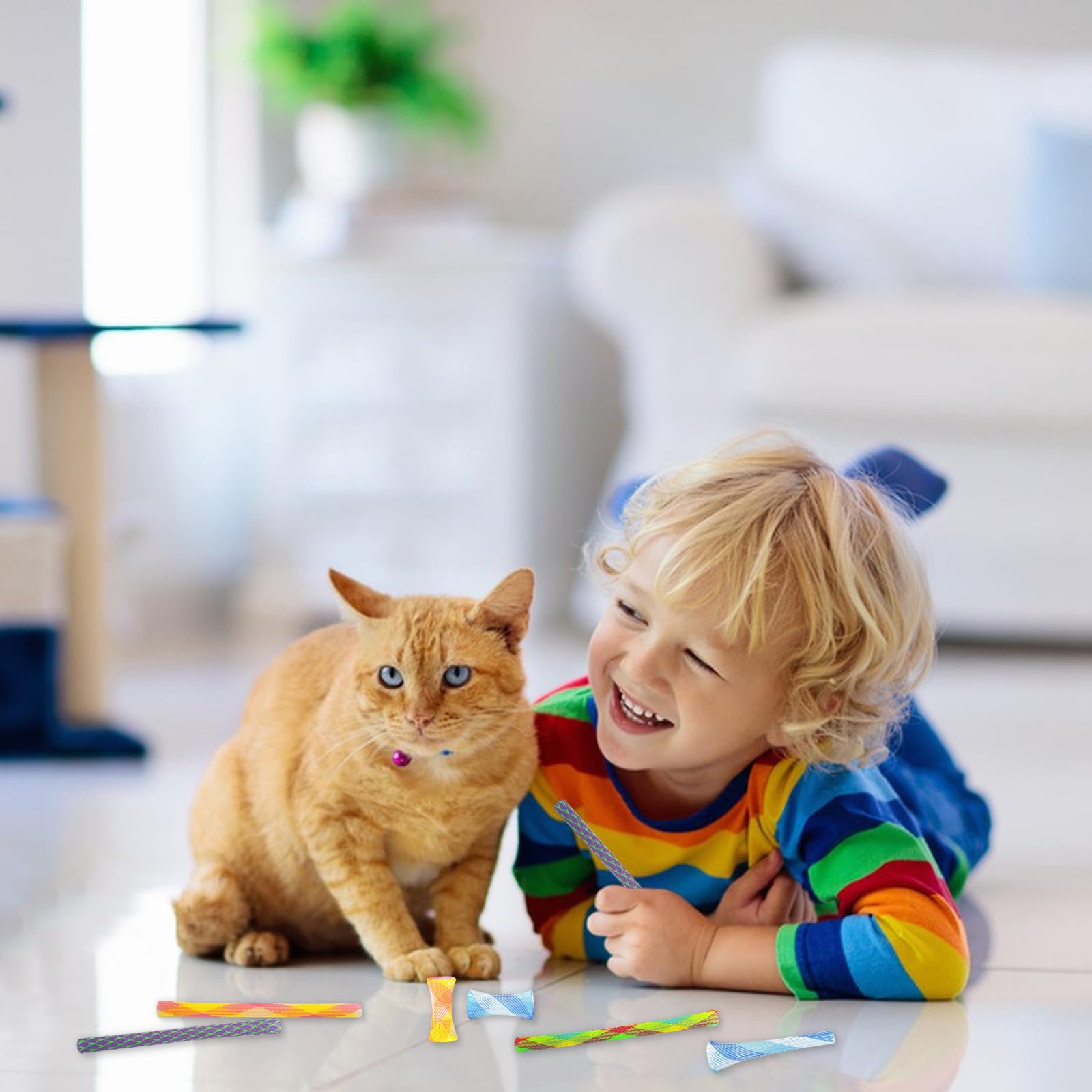 Andiker portable cat toy set—lightweight kit for on-the-go play and stress relief.