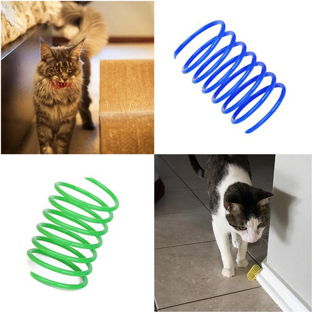 Andiker spiral toy packaging image conveys value and easy gifting for cat owners.
