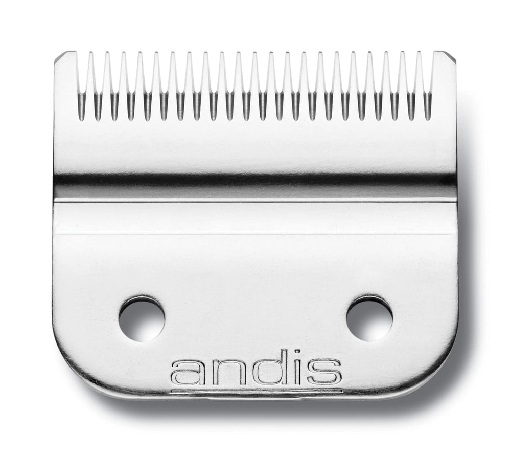 Andis 66240 carbon-steel blade for US-1 and LCL—durable, precise grooming closeup.