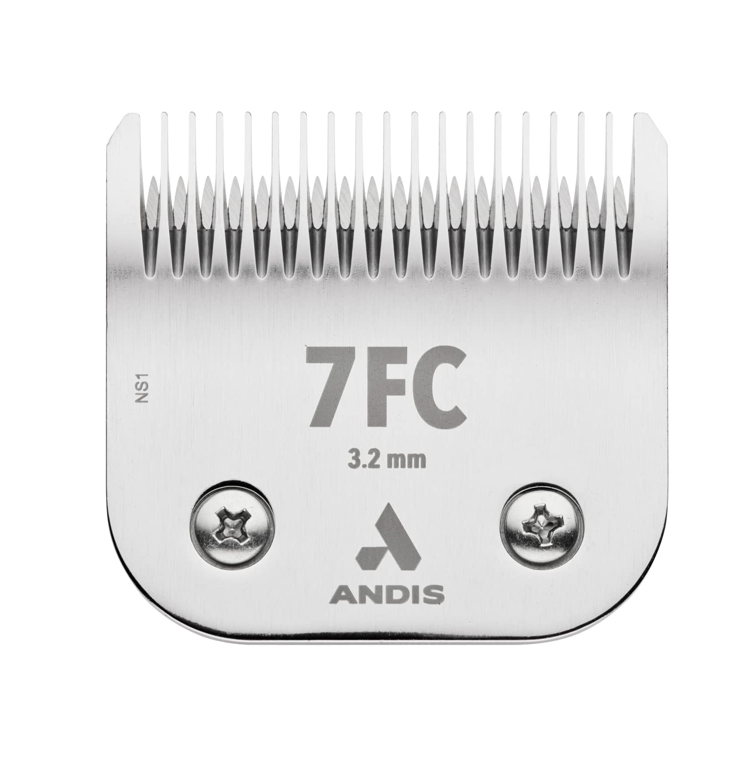 Andis 72600 UltraEdge blade carbonized steel; long edge life and precise 1/8-inch cuts.