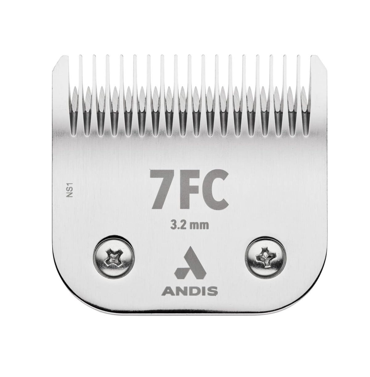Andis 72600 UltraEdge blade carbonized steel; long edge life and precise 1/8-inch cuts.