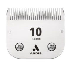 Andis UltraEdge blade carbonized steel close-up highlights a durable, long-lasting edge.