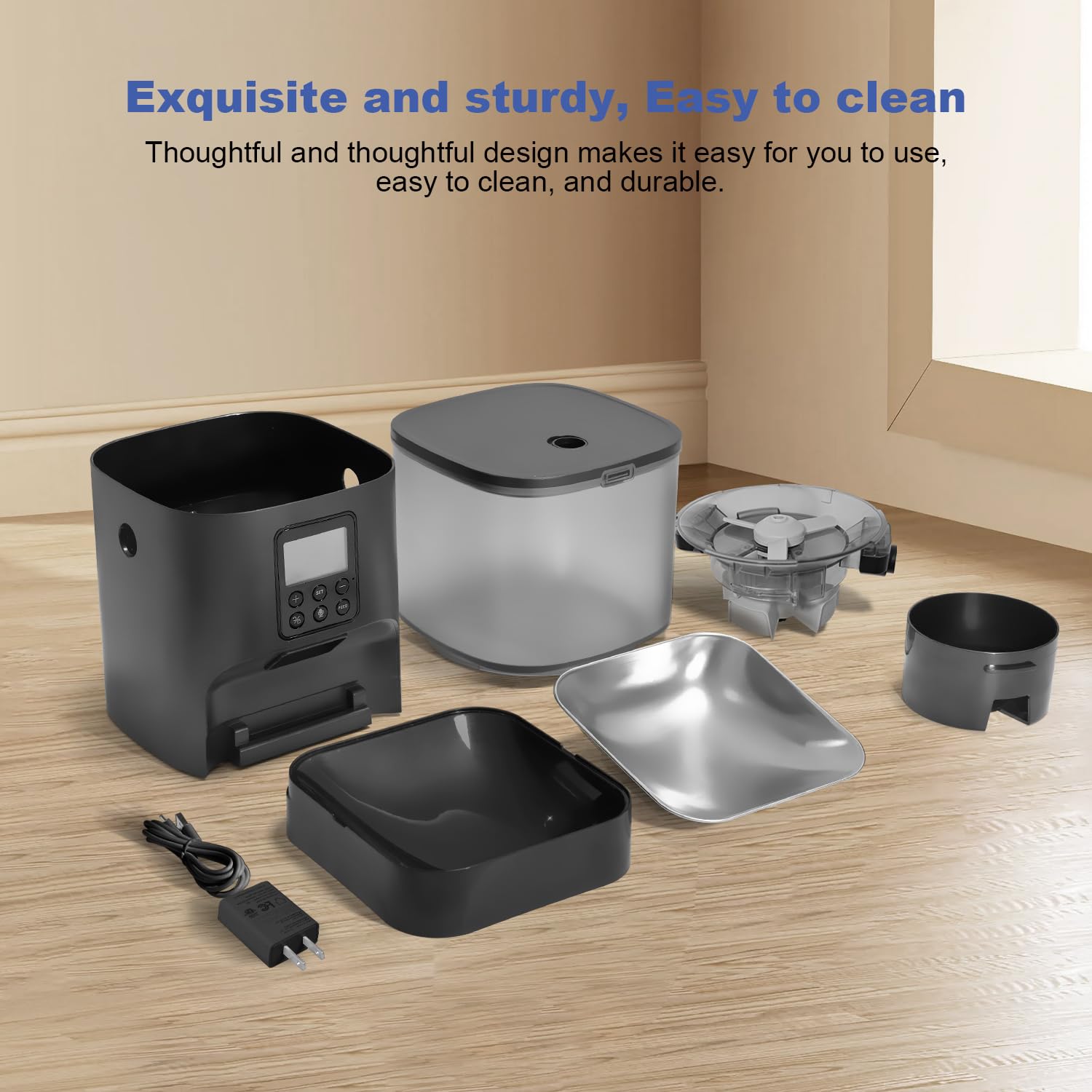 ANDOLL HOME desiccant compartment keeps food fresh by guarding against moisture
