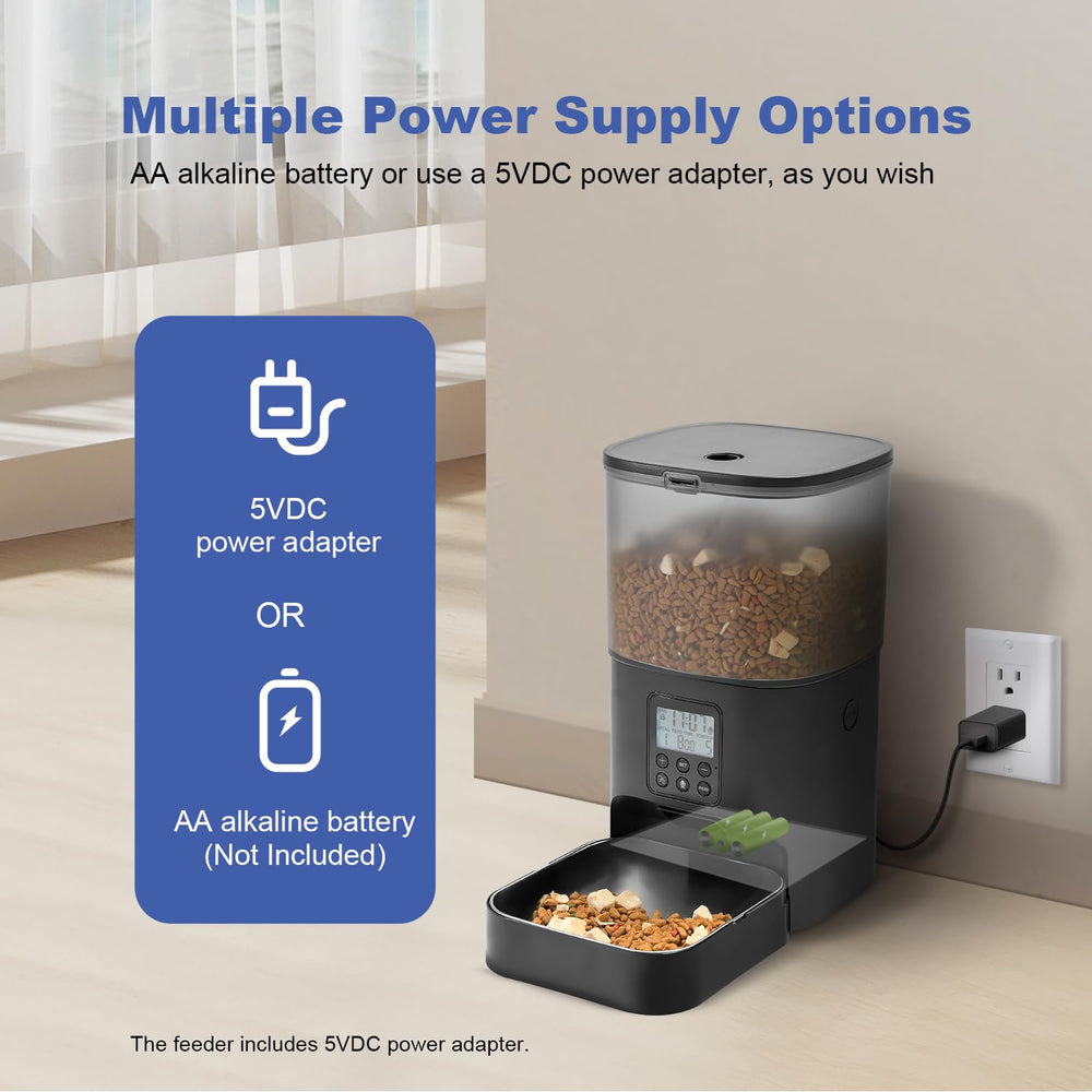 ANDOLL HOME dual power options: wall adapter and AA batteries for outages