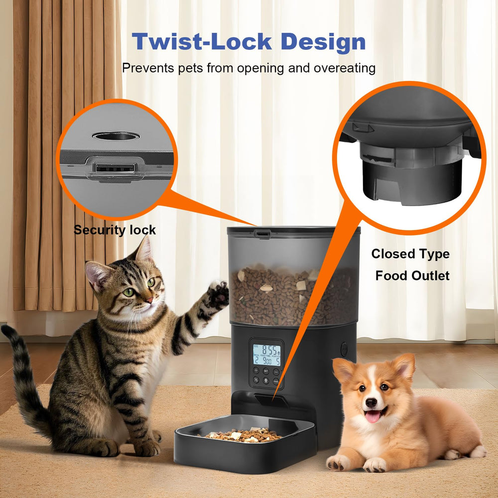 ANDOLL HOME voice recorder detail shows 10-second message for pets during feeding