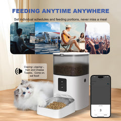 ANDOLL HOME voice-recording setup—play a 10-second message at feeding time.