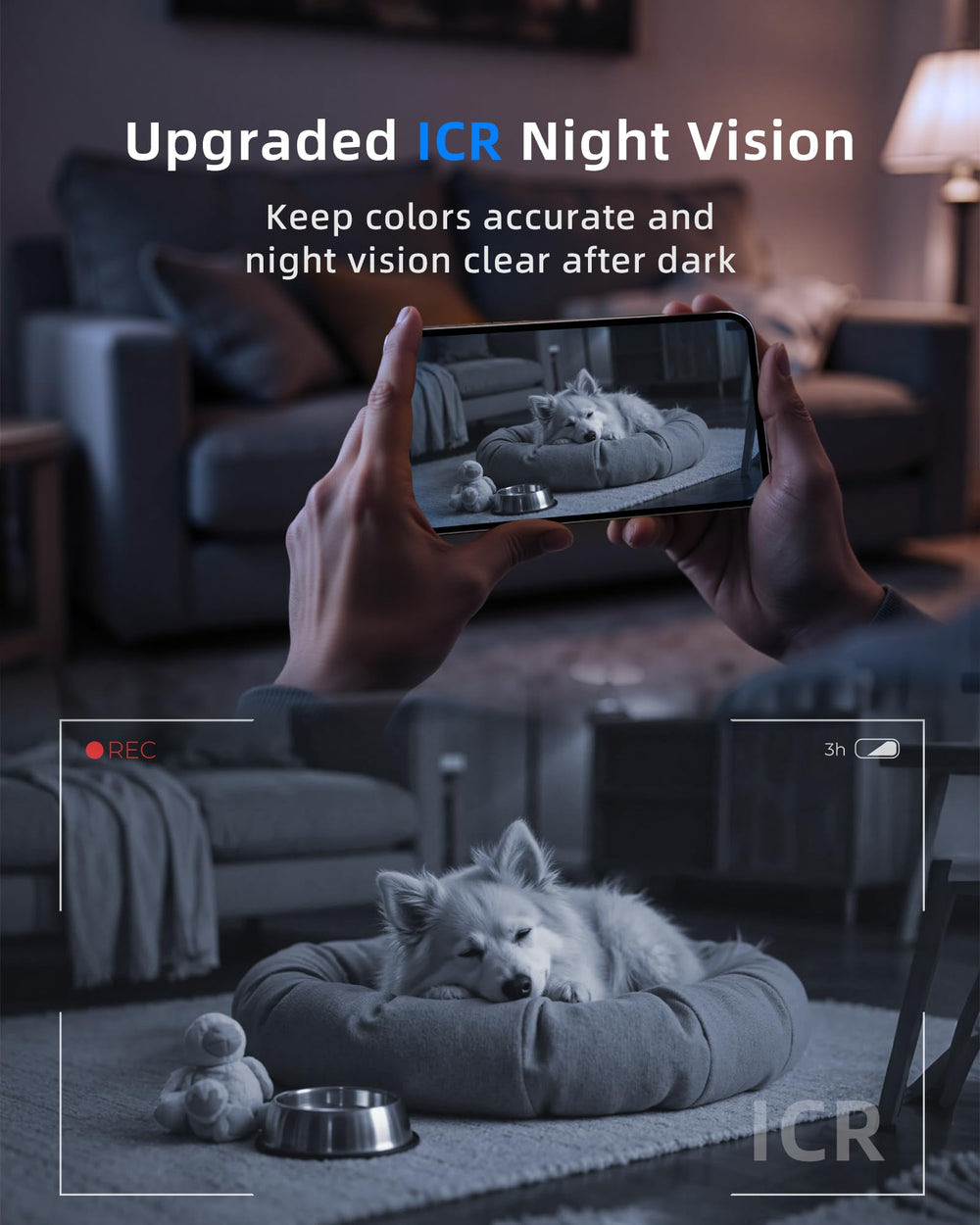 Andyssey Indoor Camera storage up to 256GB supports local backups.