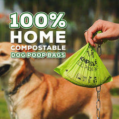 Hands hold ANECO leakproof bags showing secure seal for on-the-go waste.