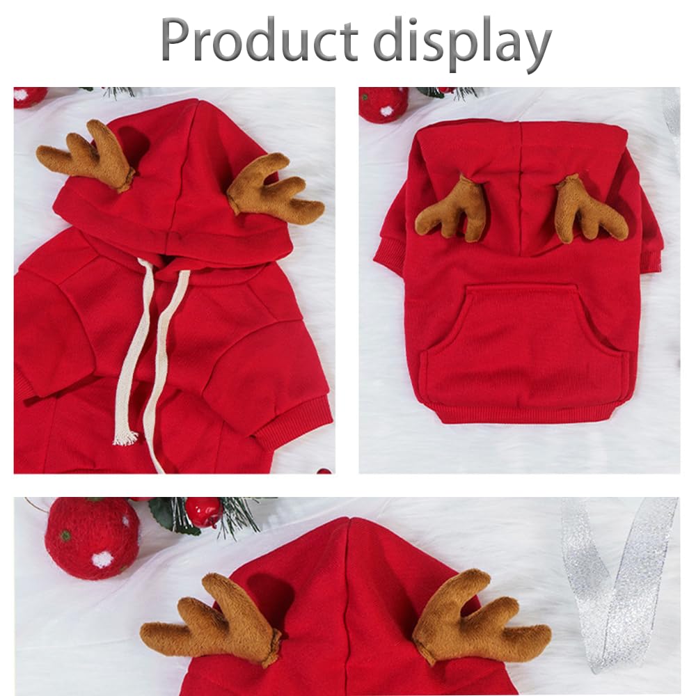 Anelekor hooded pet costume with soft fleece interior for comfort